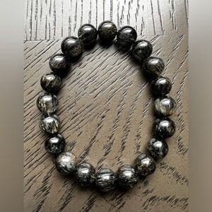 Black rutile bracelet 10mm